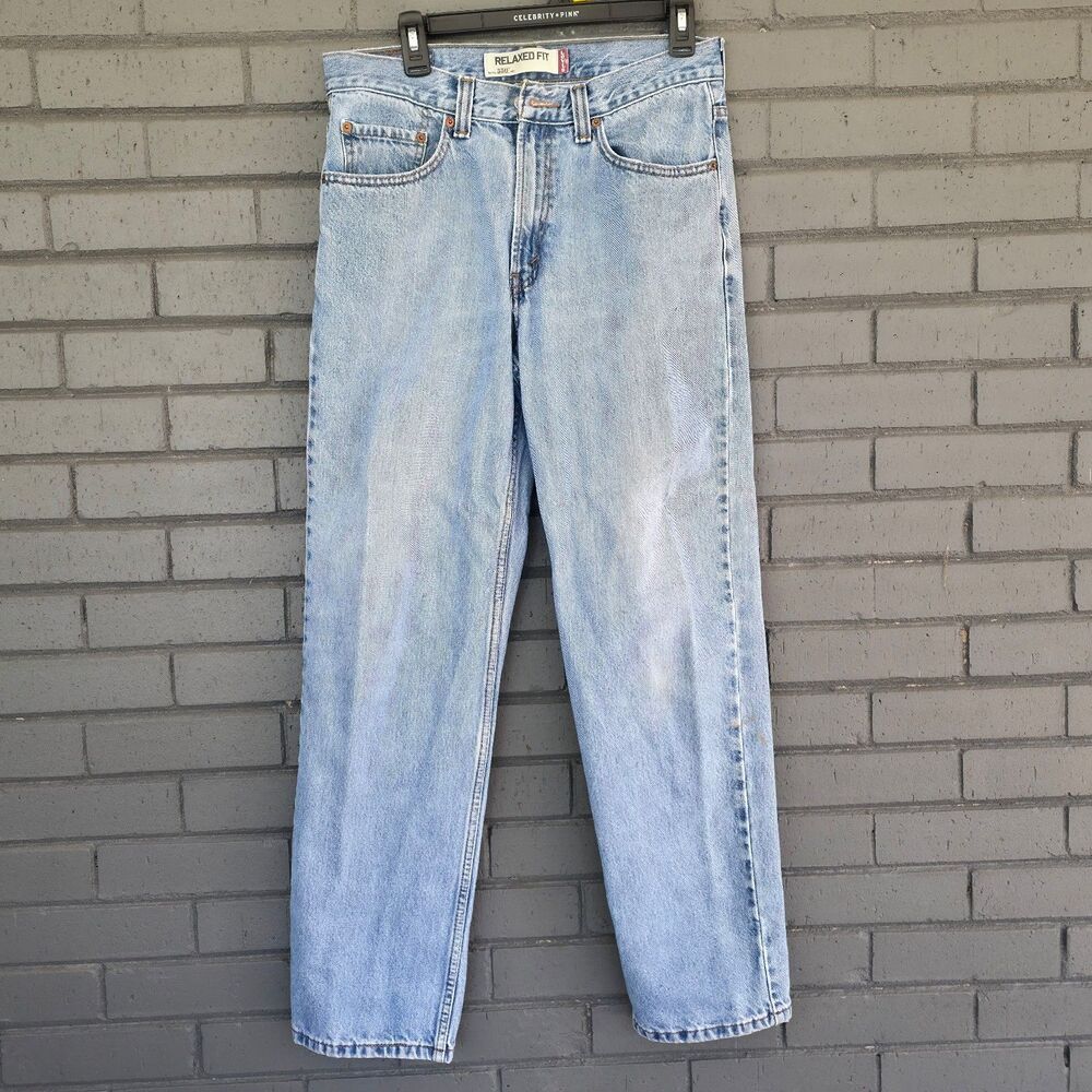 Levi’s 550 Relaxed Fit Jeans Mens 31x32 Light Wash Blue Denim 100% Cotton